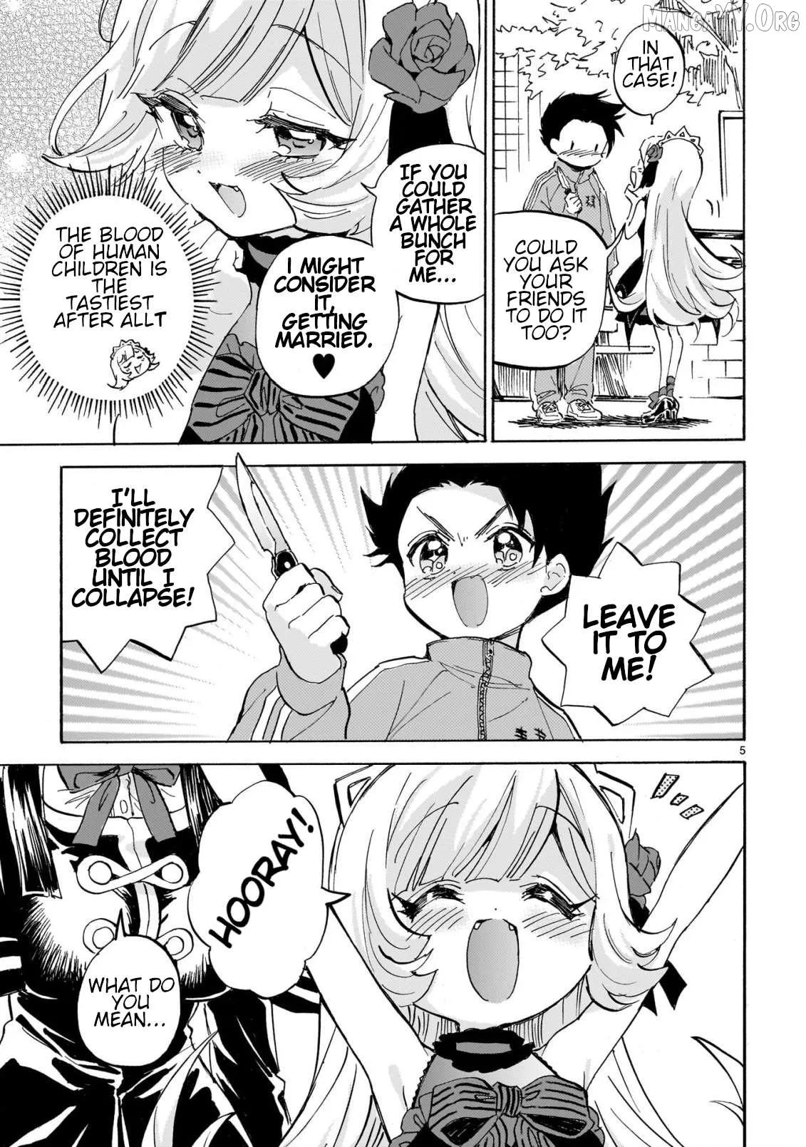 Jashin-chan Dropkick Chapter 294 page 5 - 