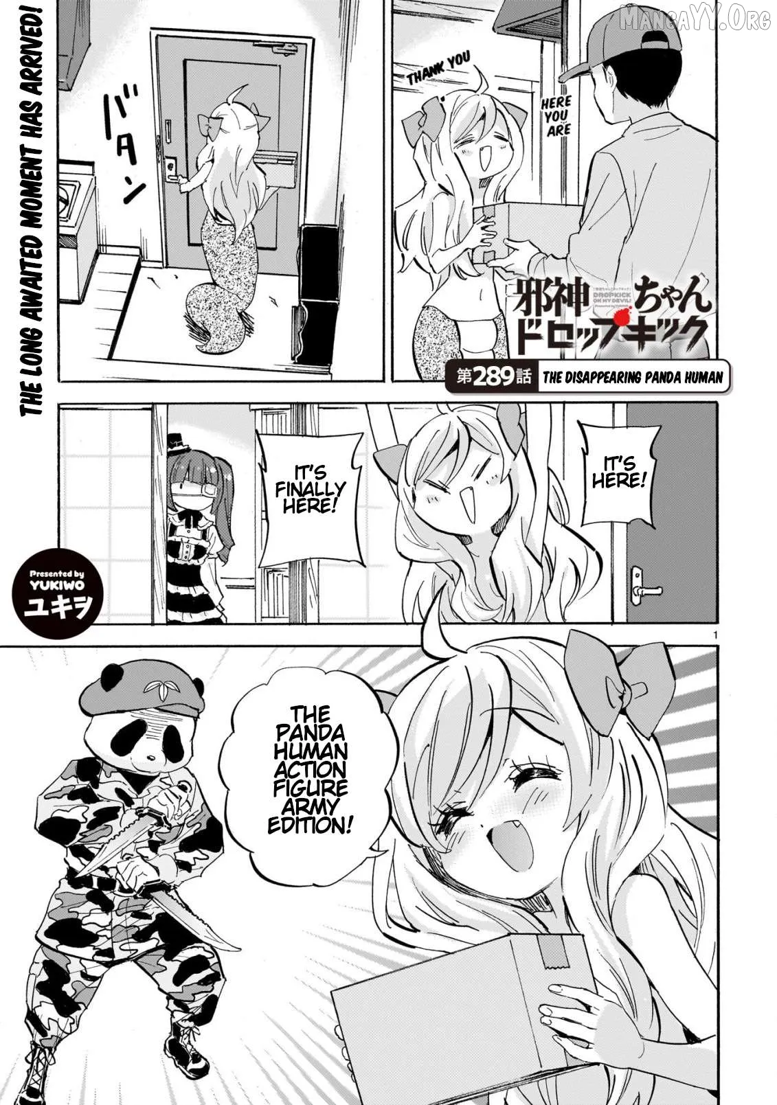 Jashin-chan Dropkick Chapter 295 page 1 - 