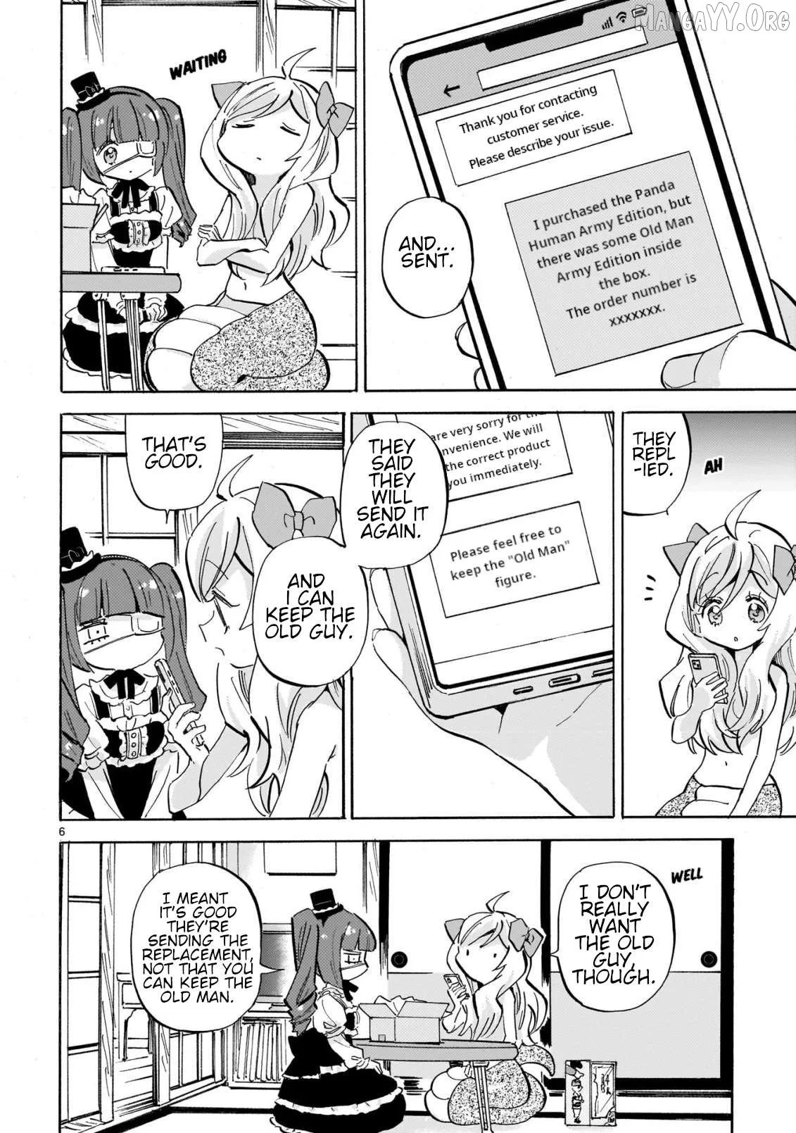 Jashin-chan Dropkick Chapter 295 page 6 - 