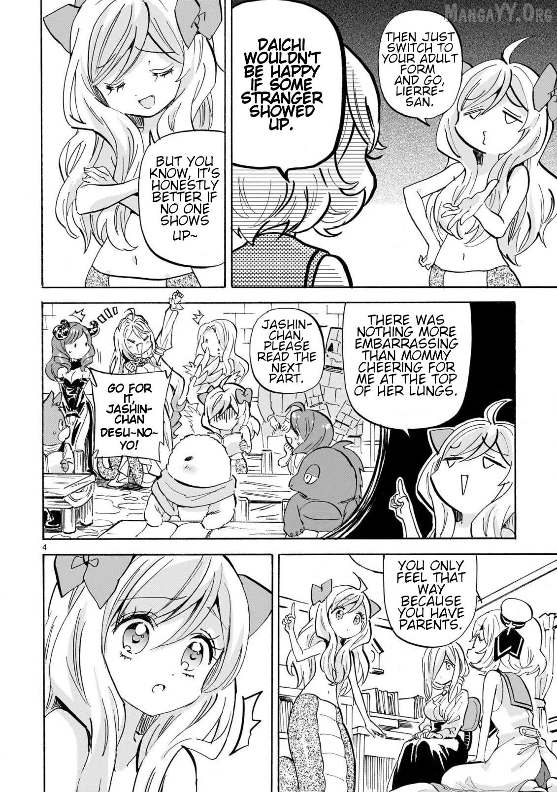 Jashin-chan Dropkick Chapter 296 page 4 - 