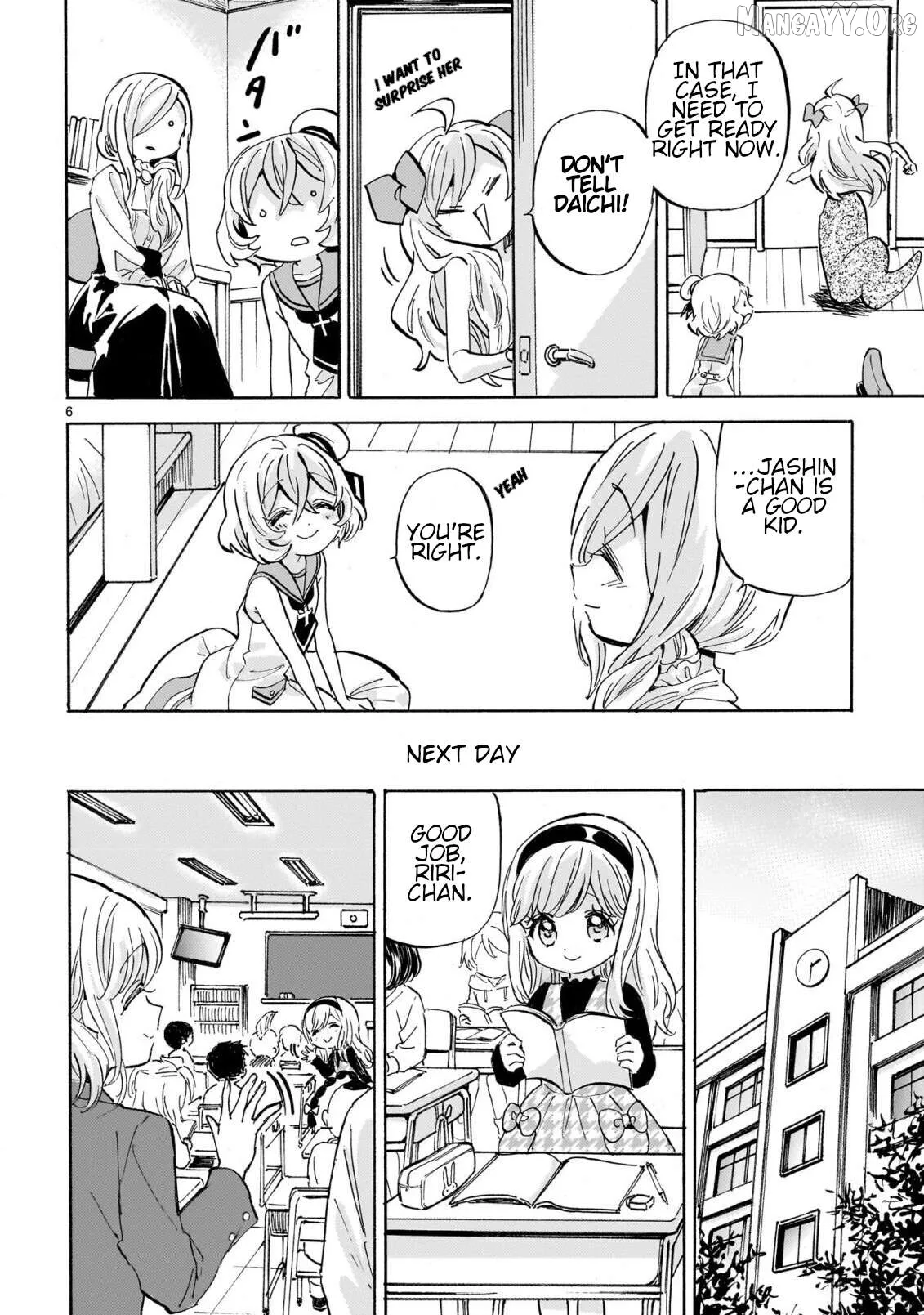 Jashin-chan Dropkick Chapter 296 page 6 - 
