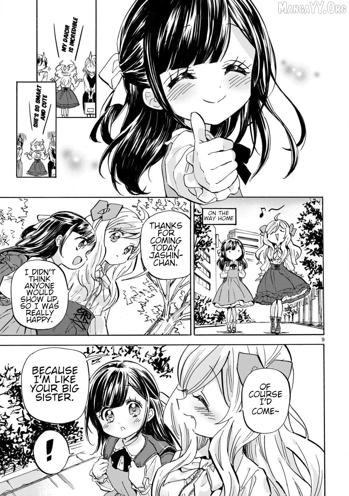 Jashin-chan Dropkick Chapter 296 page 9 - 