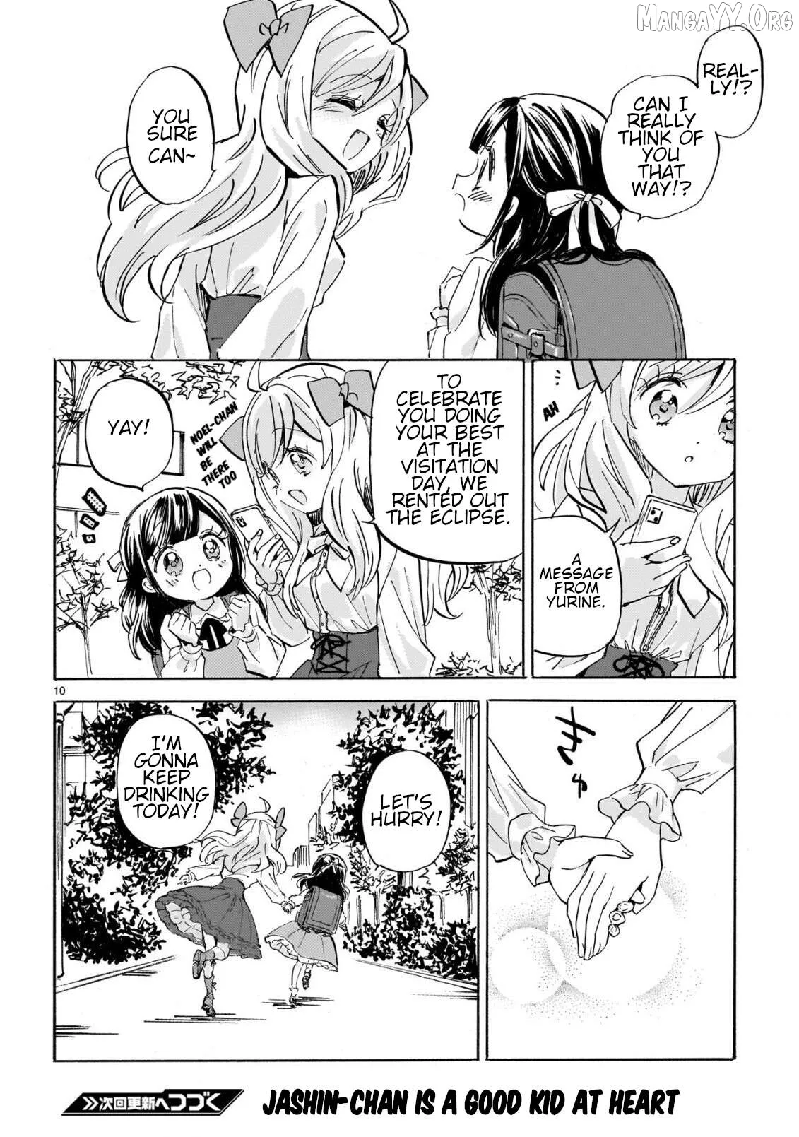 Jashin-chan Dropkick Chapter 296 page 10 - 
