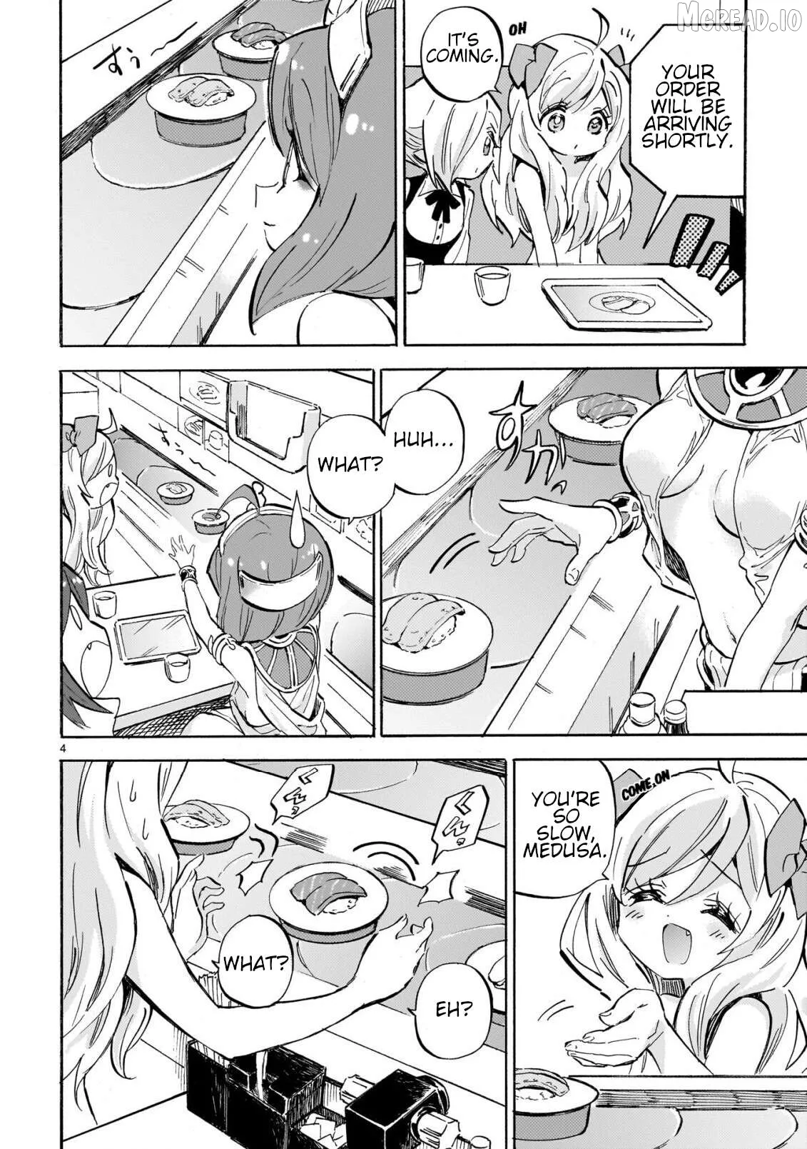 Jashin-chan Dropkick Chapter 297 page 4 - 