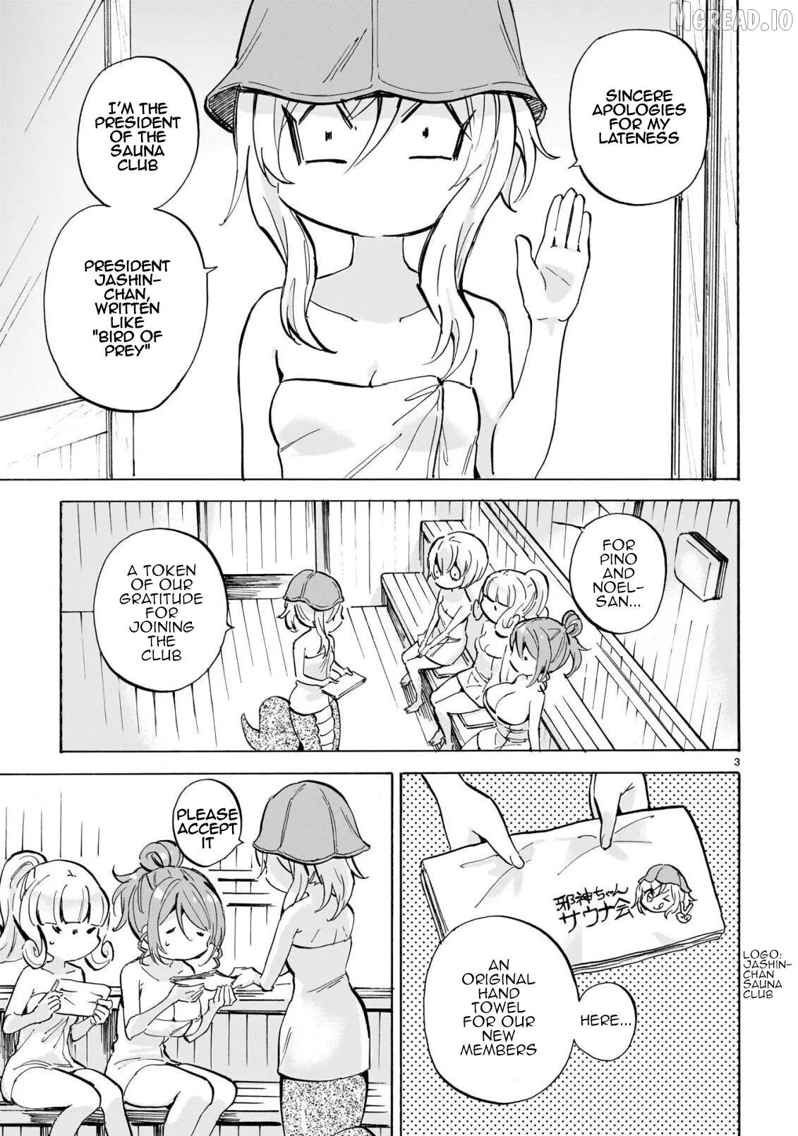 Jashin-chan Dropkick Chapter 298 page 3 - 