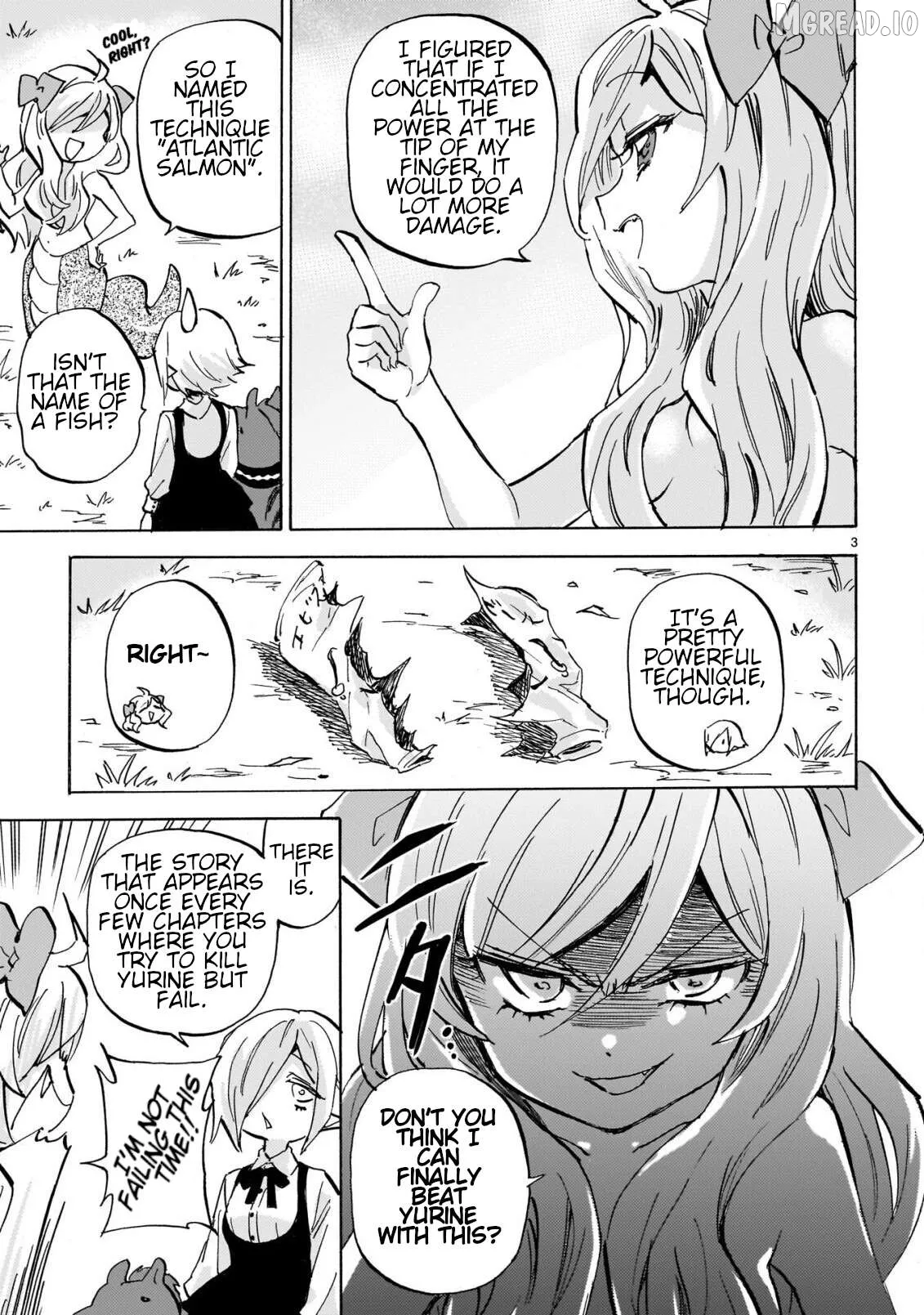 Jashin-chan Dropkick Chapter 299 page 3 - 