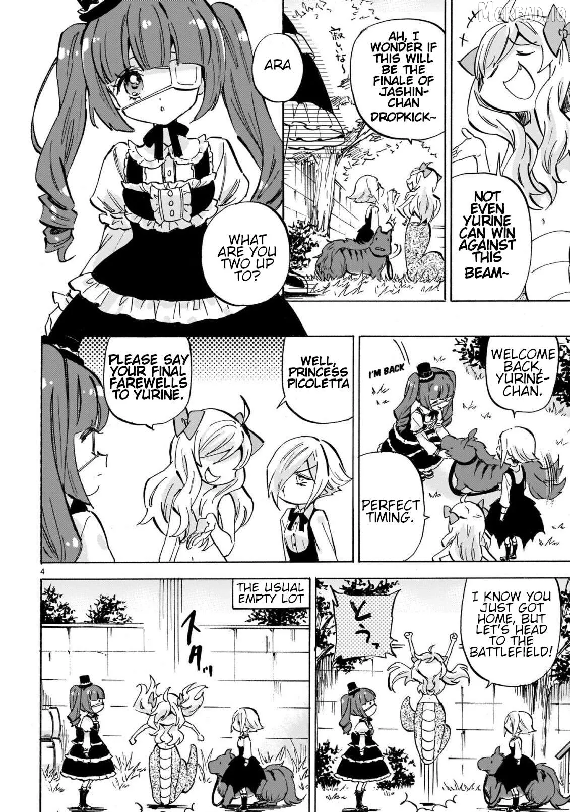 Jashin-chan Dropkick Chapter 299 page 4 - 