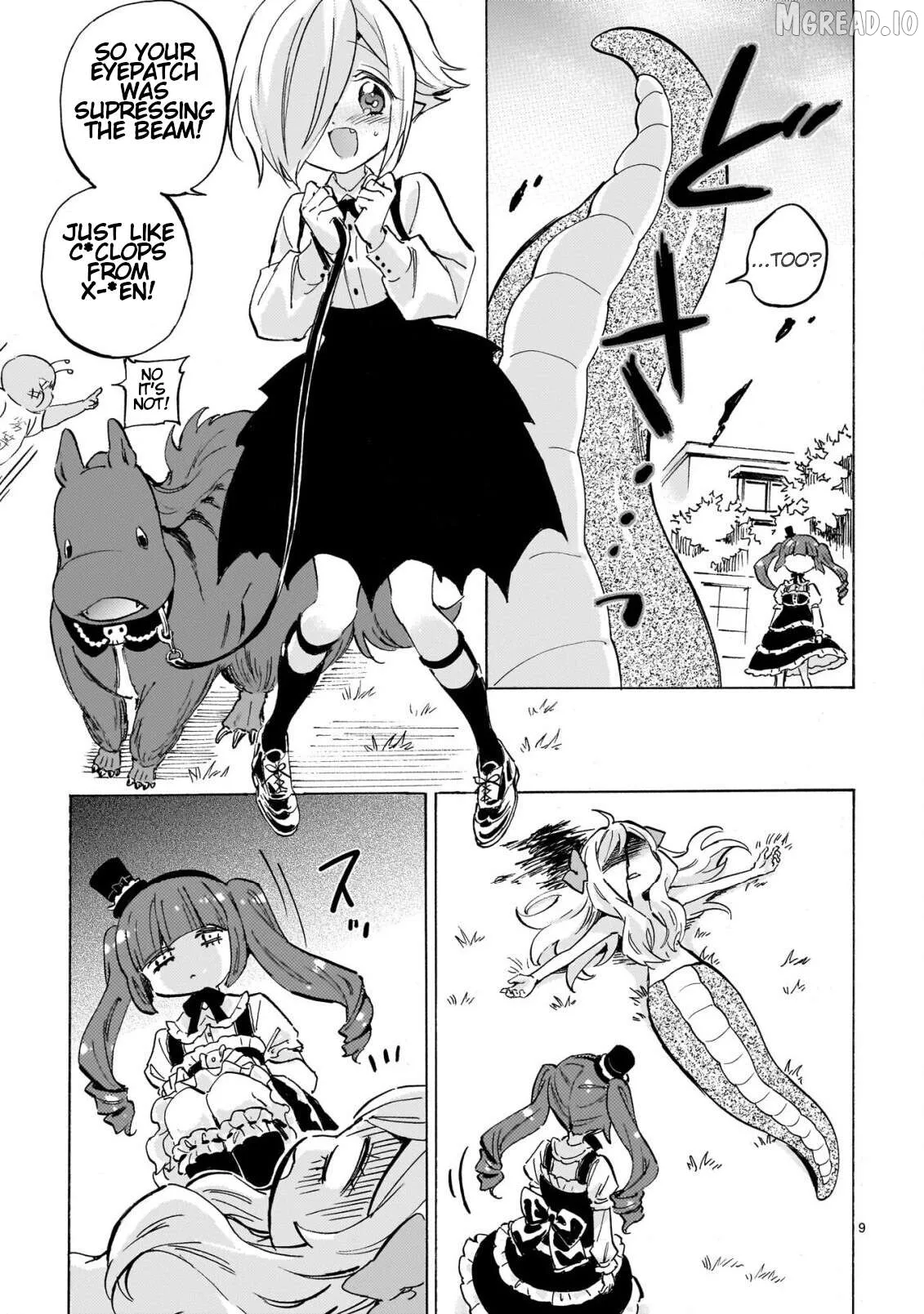 Jashin-chan Dropkick Chapter 299 page 9 - 