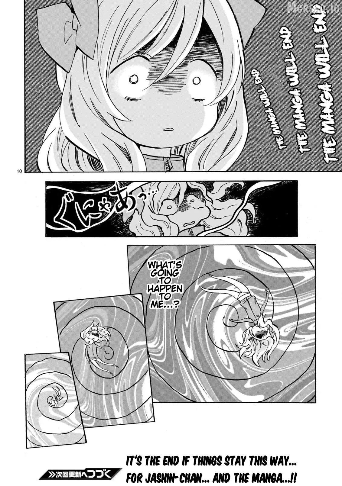 Jashin-chan Dropkick Chapter 300 page 10 - 