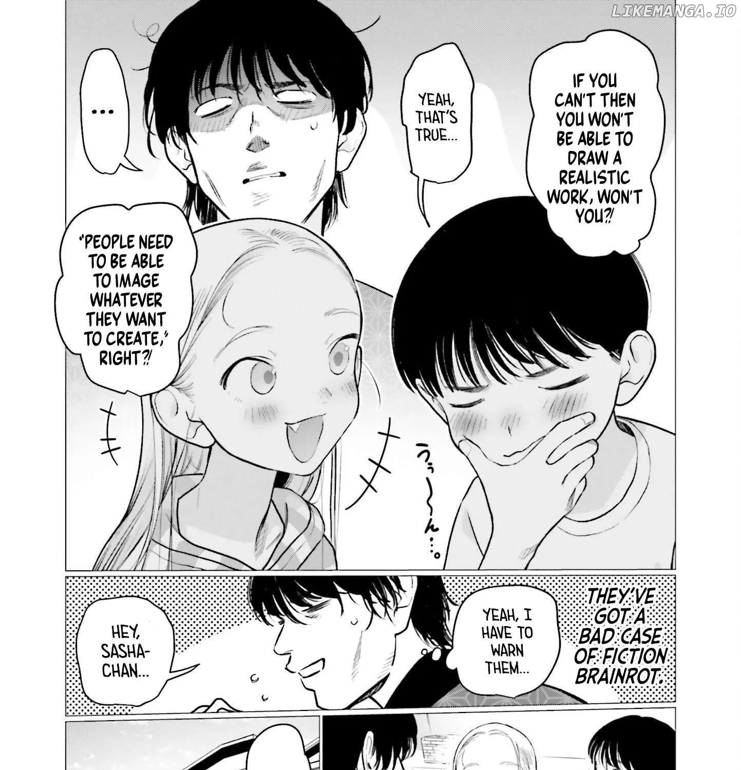 JC Sasha and Her Otaku Classmate Chapter 75.5 page 10 - 
