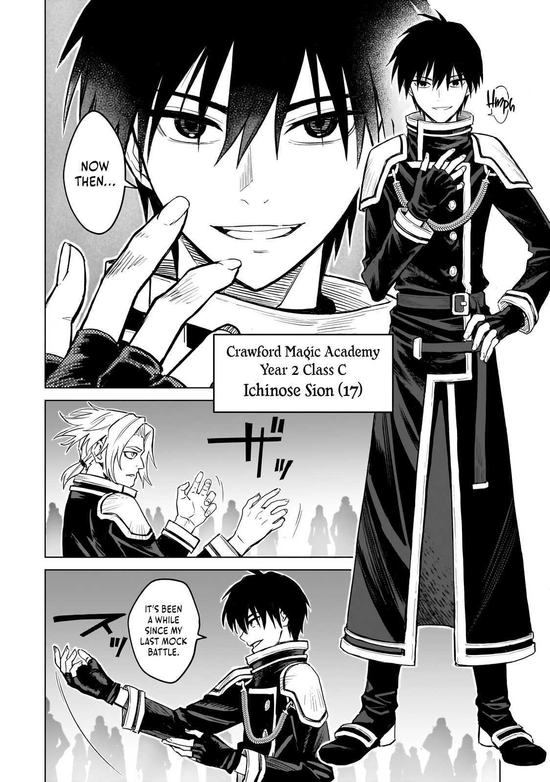 Jibun Wo SSS Kyuda to Omoikondeiru C Kyu Majutsu Gakusei Chapter 1 page 7 - 