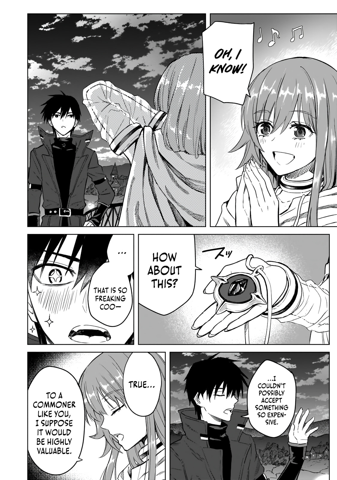 Jibun Wo SSS Kyuda to Omoikondeiru C Kyu Majutsu Gakusei Chapter 3.3 page 4 - 