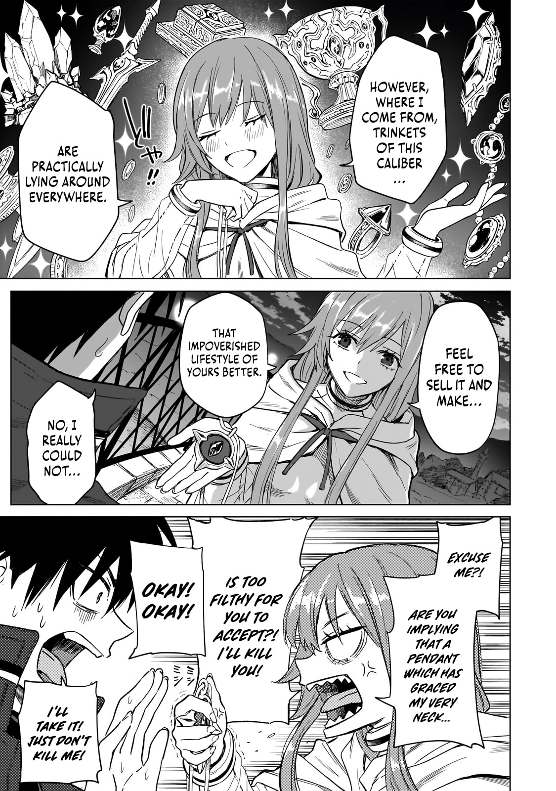 Jibun Wo SSS Kyuda to Omoikondeiru C Kyu Majutsu Gakusei Chapter 3.3 page 5 - 