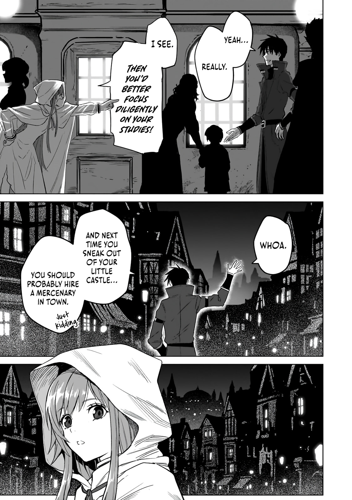 Jibun Wo SSS Kyuda to Omoikondeiru C Kyu Majutsu Gakusei Chapter 3.3 page 9 - 