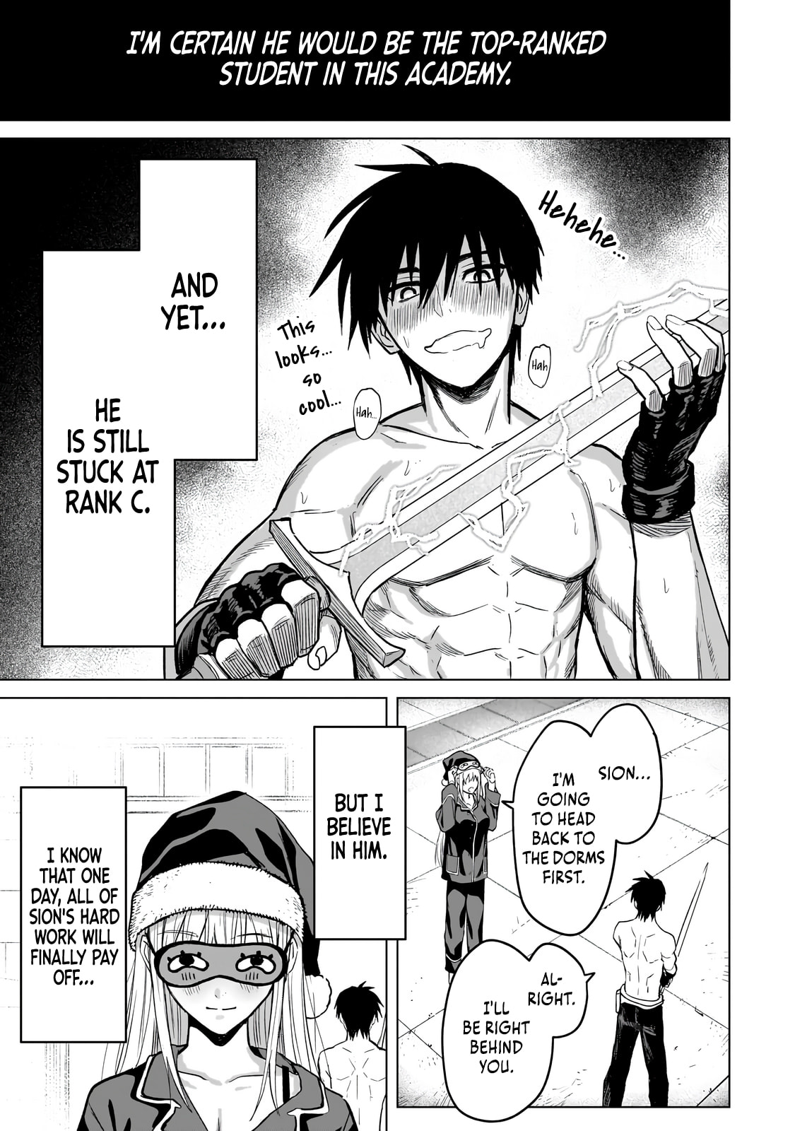 Jibun Wo SSS Kyuda to Omoikondeiru C Kyu Majutsu Gakusei Chapter 4.1 page 12 - 