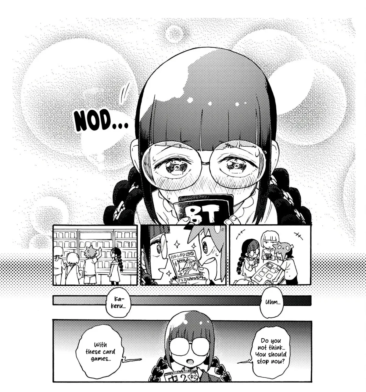 Jimi Megane Iinchou ga Koi no Tame ni Card Game de Kakusei suru Hanashi Chapter 0 page 11 - 