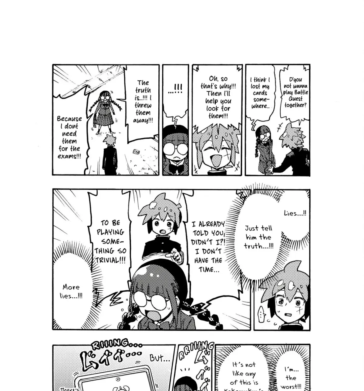 Jimi Megane Iinchou ga Koi no Tame ni Card Game de Kakusei suru Hanashi Chapter 0 page 23 - 