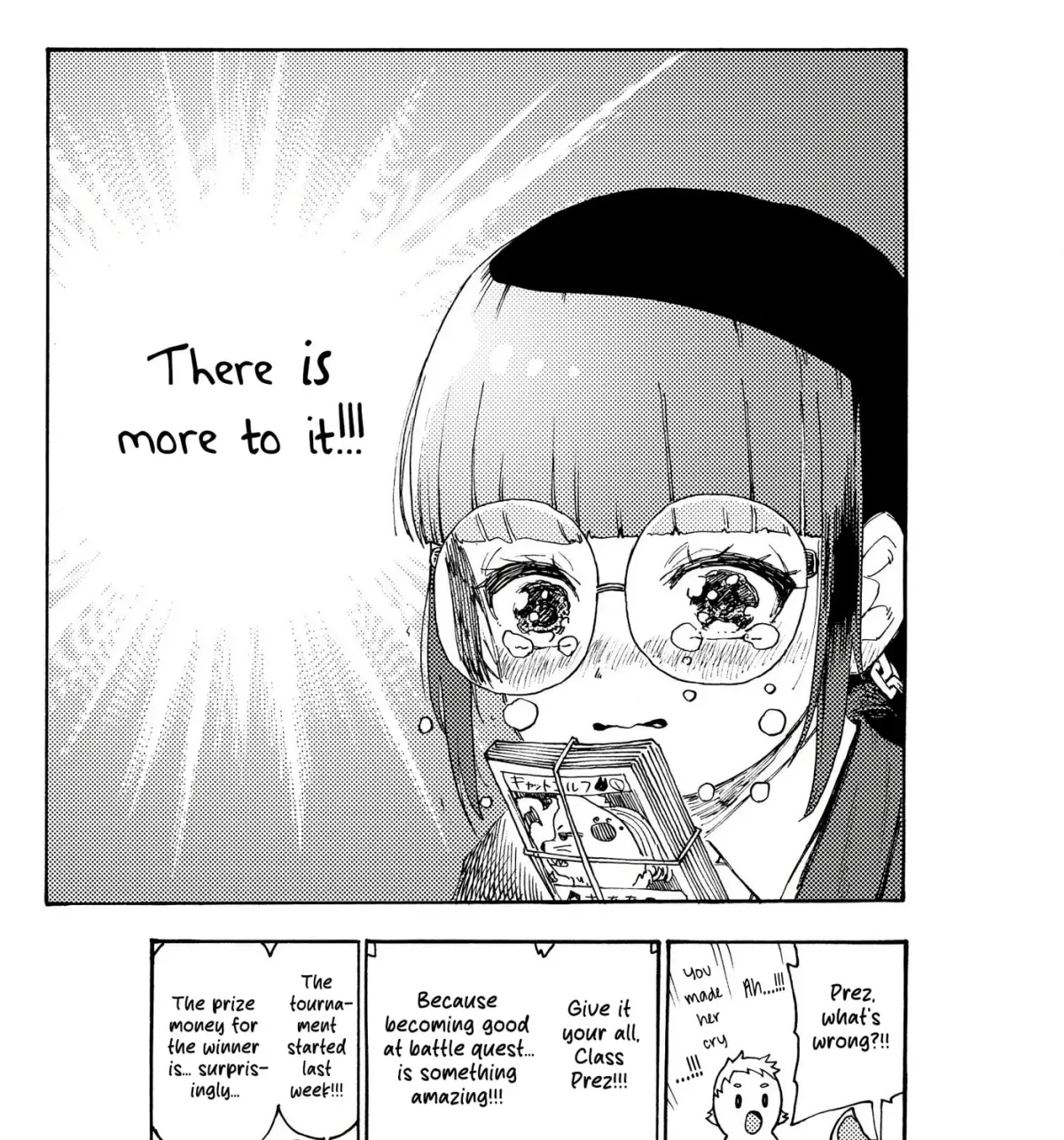 Jimi Megane Iinchou ga Koi no Tame ni Card Game de Kakusei suru Hanashi Chapter 0 page 37 - 