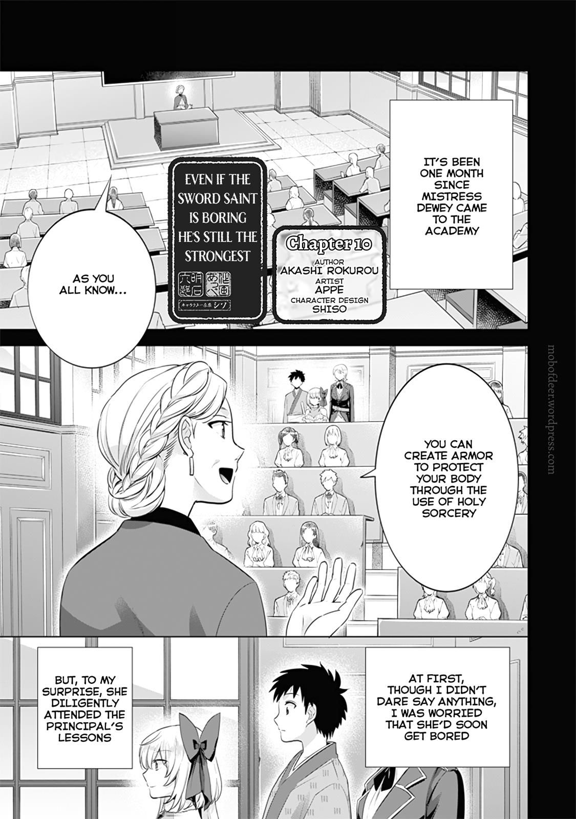 Jimi na Kensei wa Sore Demo Saikyou desu Chapter 10.1 page 2 - 