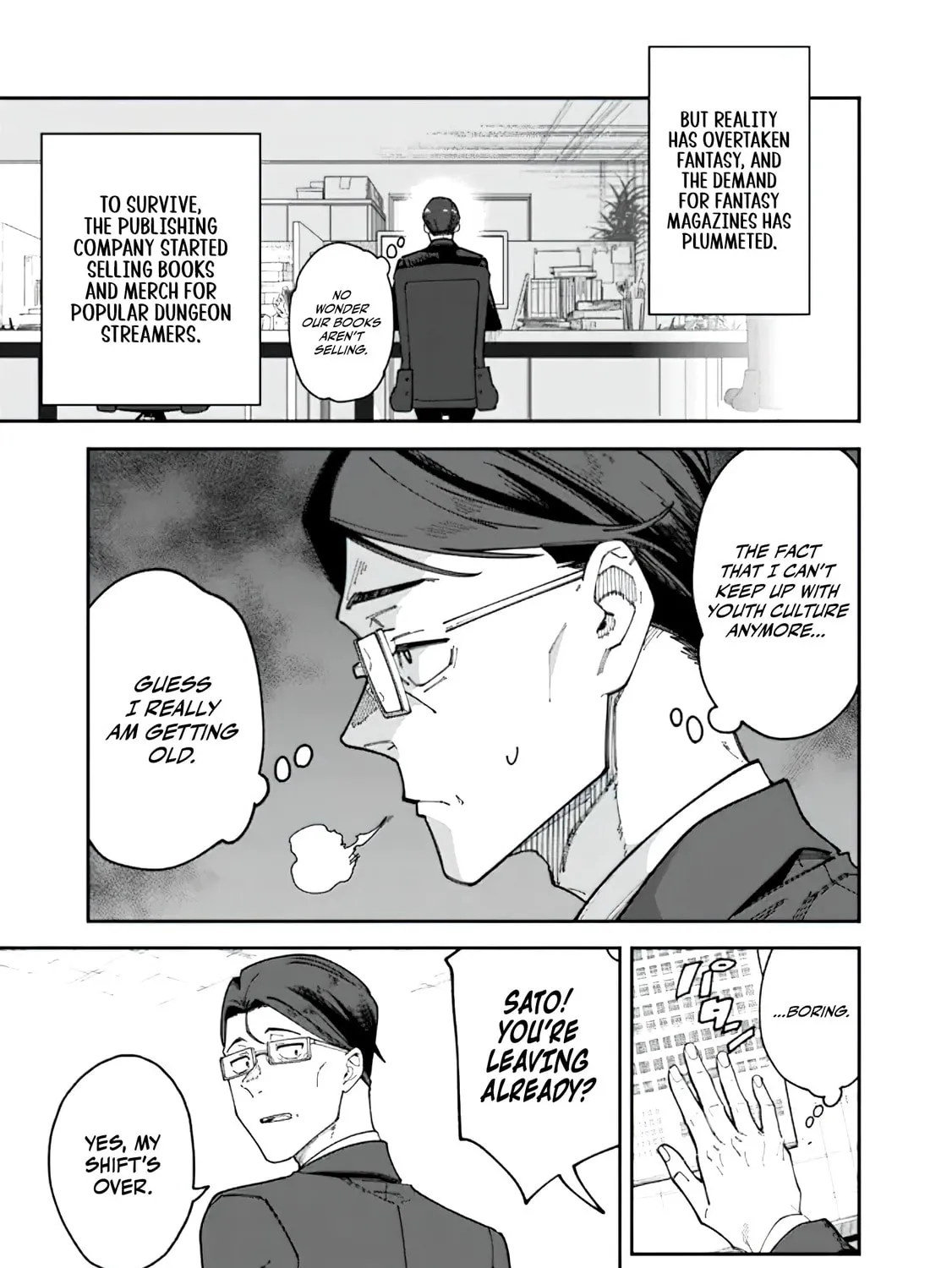Jimi na Ojisan, Jitsu wa Eiyu Datta. -Jikaku ga Nai mama Muso Shitetara, Mei no Dungeon Haishin de Sarasareteta yo desu Chapter 1.1 page 25 - 