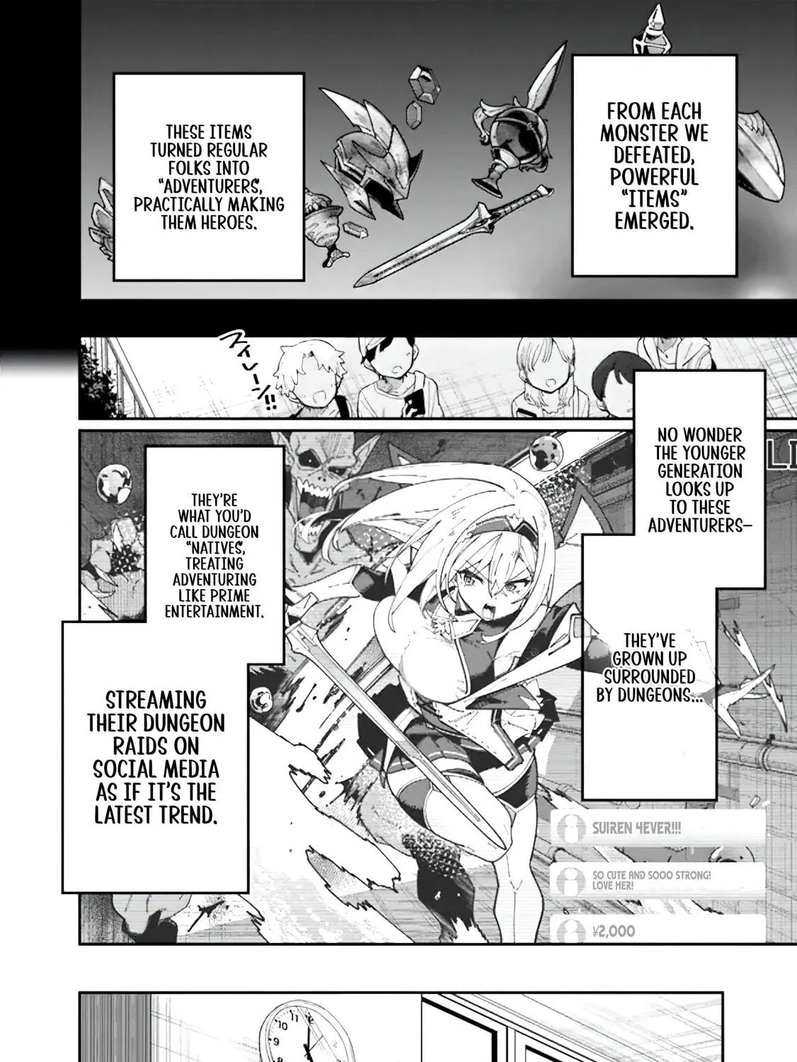 Jimi na Ojisan, Jitsu wa Eiyu Datta. -Jikaku ga Nai mama Muso Shitetara, Mei no Dungeon Haishin de Sarasareteta yo desu Chapter 1.2 page 23 - 