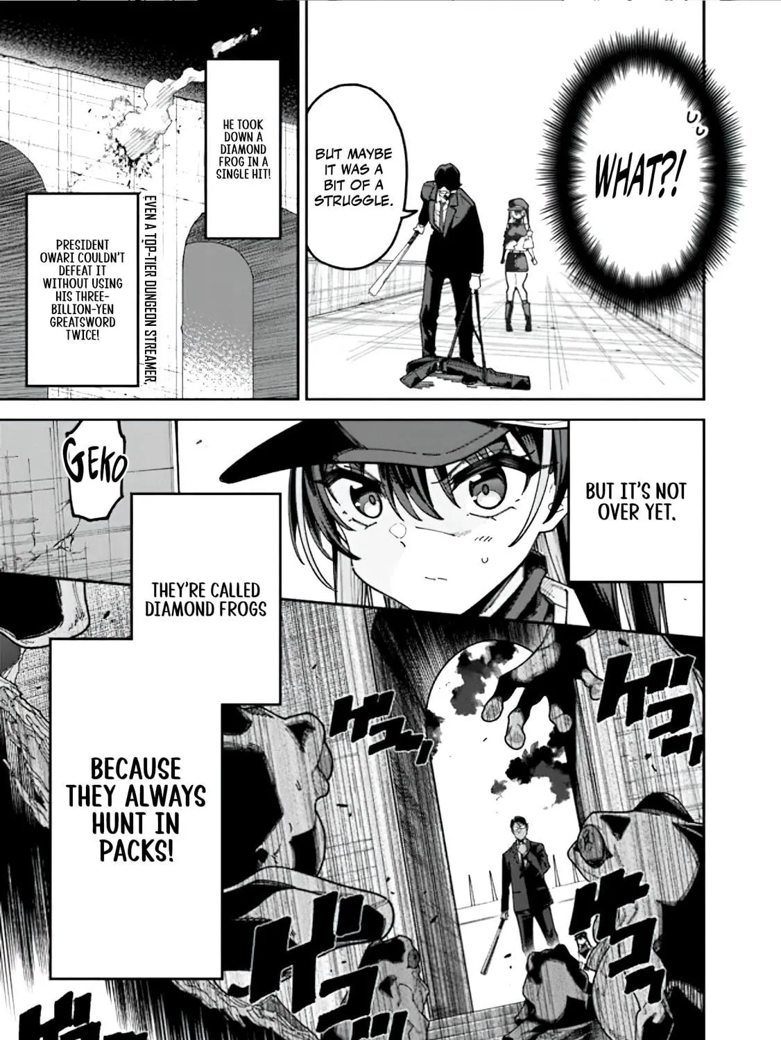 Jimi na Ojisan, Jitsu wa Eiyu Datta. -Jikaku ga Nai mama Muso Shitetara, Mei no Dungeon Haishin de Sarasareteta yo desu Chapter 1.3 page 23 - 