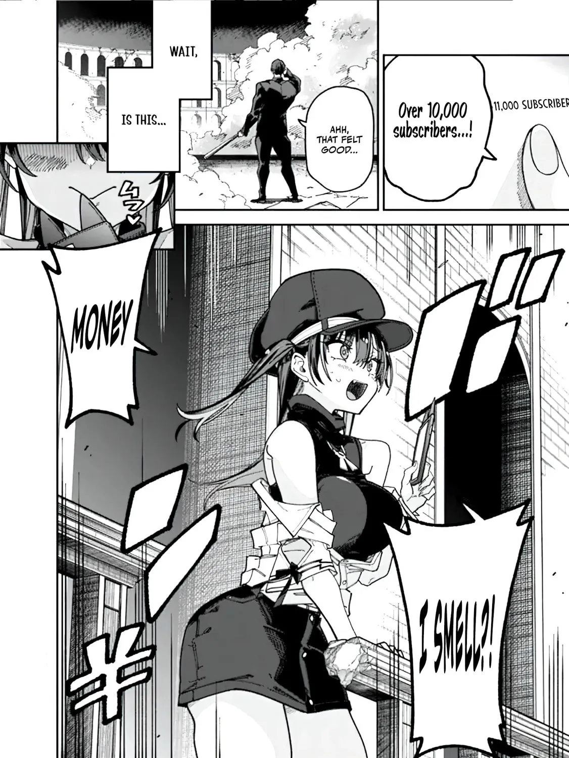 Jimi na Ojisan, Jitsu wa Eiyu Datta. -Jikaku ga Nai mama Muso Shitetara, Mei no Dungeon Haishin de Sarasareteta yo desu Chapter 1.3 page 57 - 