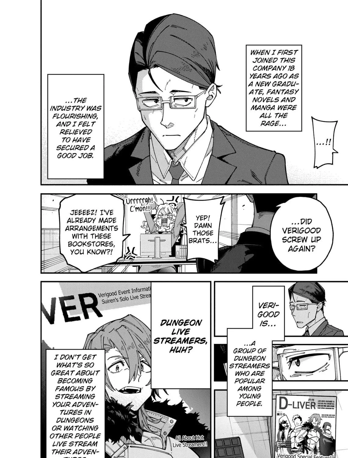 Jimi na Ojisan, Jitsu wa Eiyu Datta. -Jikaku ga Nai mama Muso Shitetara, Mei no Dungeon Haishin de Sarasareteta yo desu Chapter 1 page 17 - 