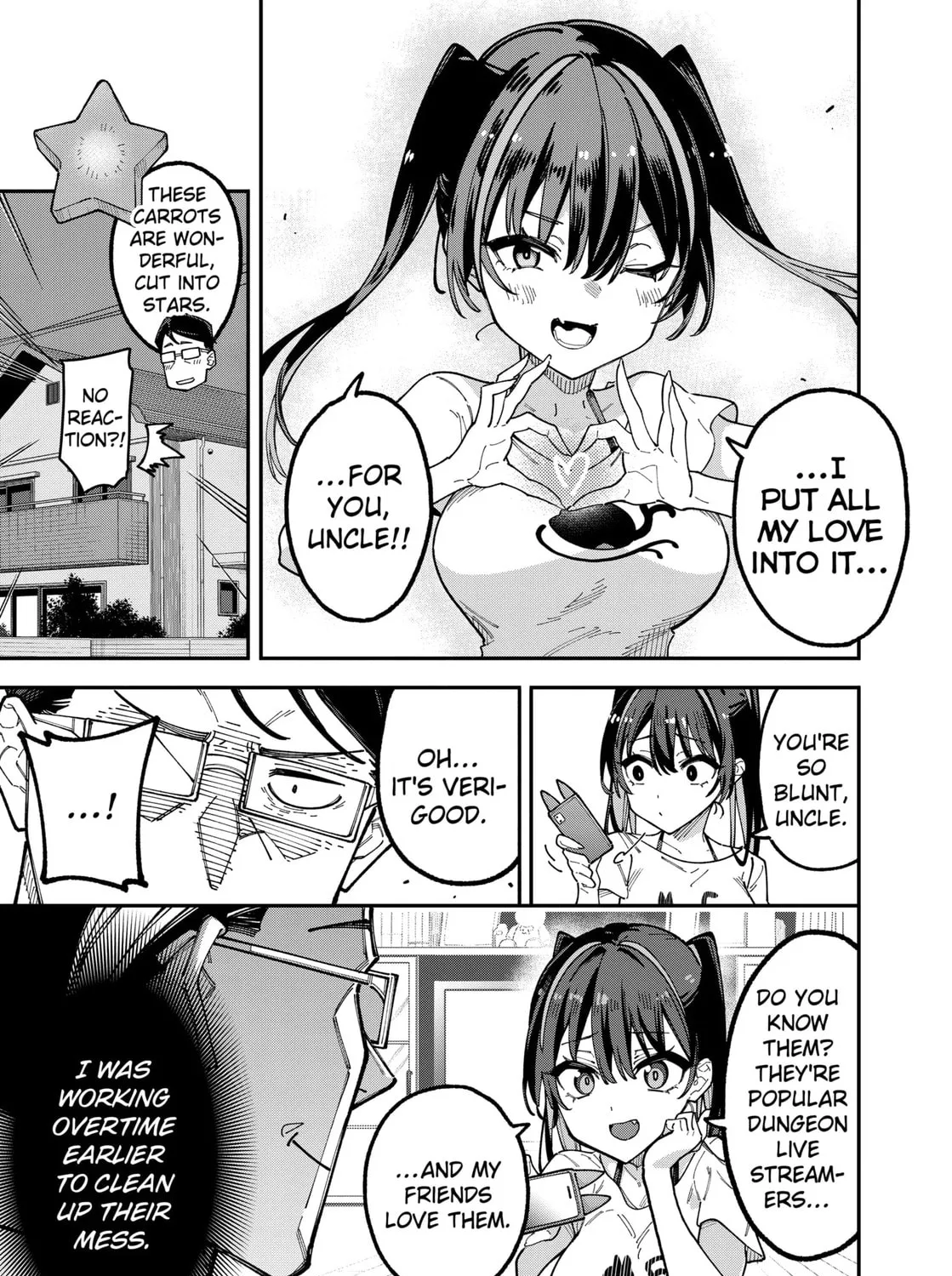 Jimi na Ojisan, Jitsu wa Eiyu Datta. -Jikaku ga Nai mama Muso Shitetara, Mei no Dungeon Haishin de Sarasareteta yo desu Chapter 1 page 43 - 