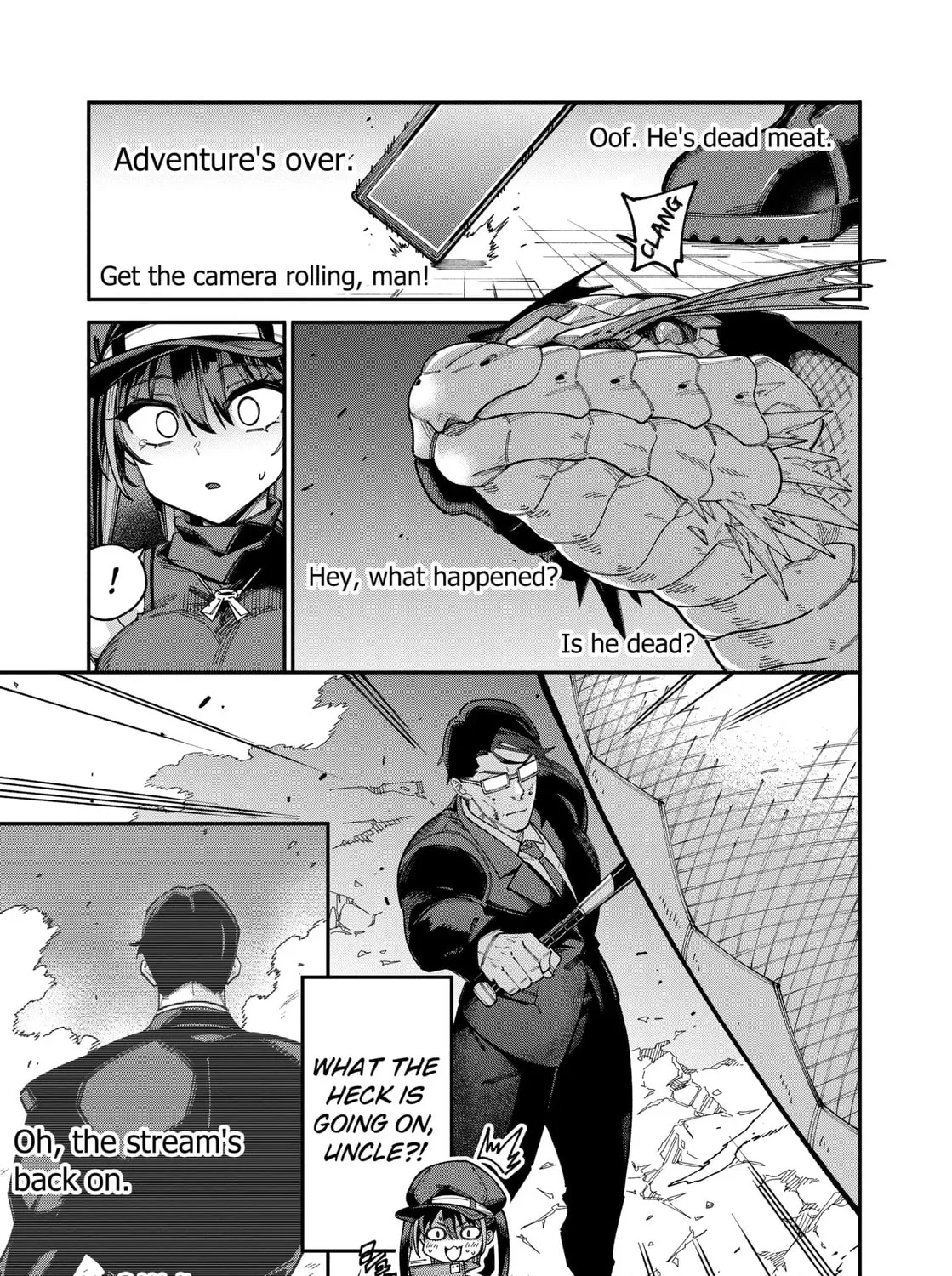 Jimi na Ojisan, Jitsu wa Eiyu Datta. -Jikaku ga Nai mama Muso Shitetara, Mei no Dungeon Haishin de Sarasareteta yo desu Chapter 1 page 87 - 