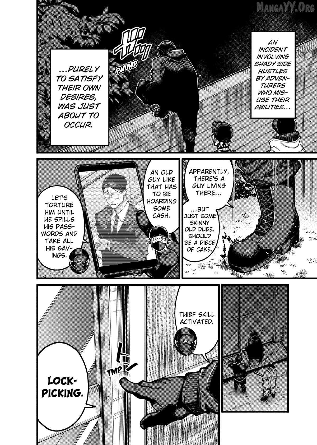 Jimi na Ojisan, Jitsu wa Eiyu Datta. -Jikaku ga Nai mama Muso Shitetara, Mei no Dungeon Haishin de Sarasareteta yo desu Chapter 22 page 5 - 