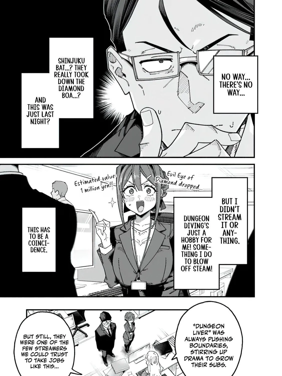 Jimi na Ojisan, Jitsu wa Eiyu Datta. -Jikaku ga Nai mama Muso Shitetara, Mei no Dungeon Haishin de Sarasareteta yo desu Chapter 3 page 11 - 