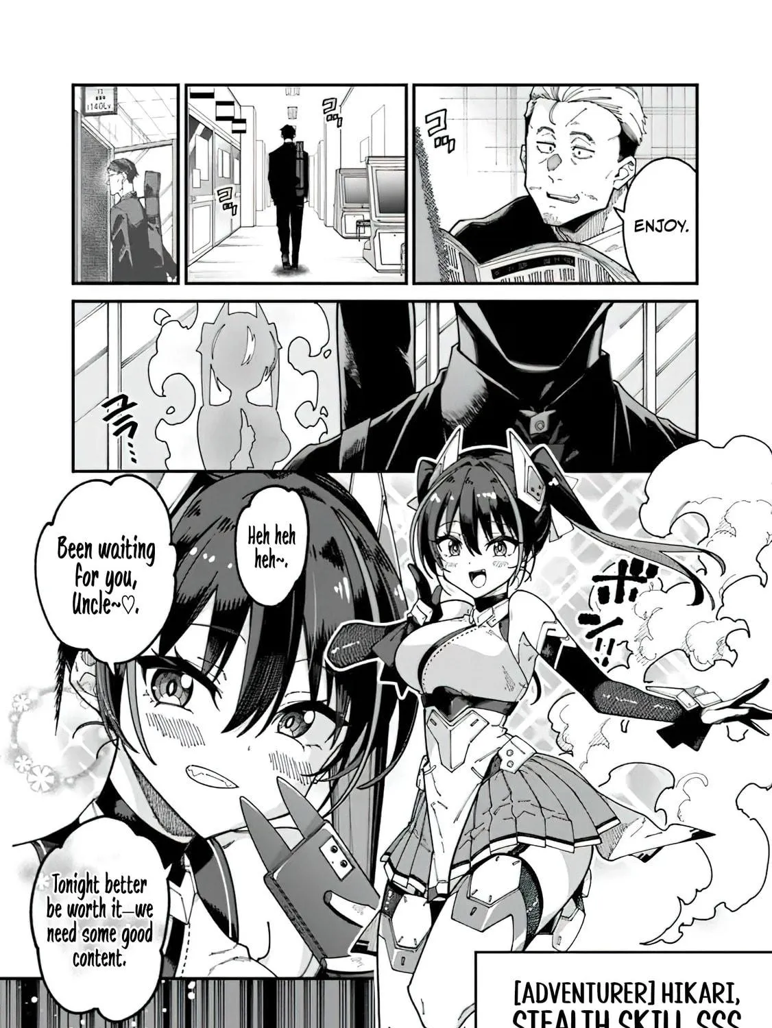 Jimi na Ojisan, Jitsu wa Eiyu Datta. -Jikaku ga Nai mama Muso Shitetara, Mei no Dungeon Haishin de Sarasareteta yo desu Chapter 4 page 11 - 