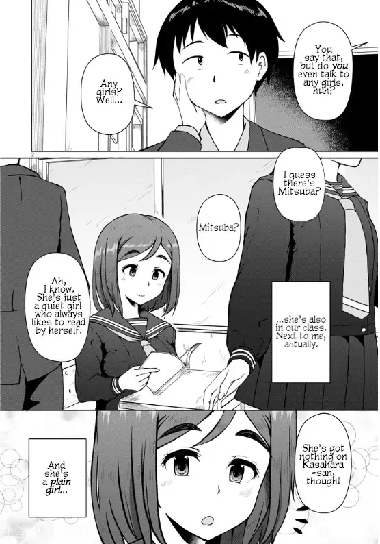 Jimiko na Mitsuba-san ga Boku wo Yuuwaku Suru Chapter 1 page 2 - 