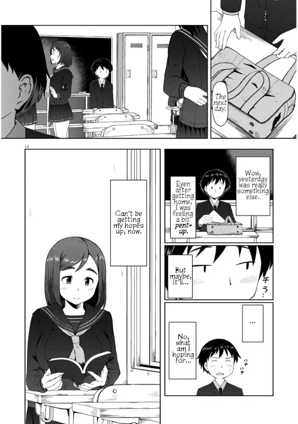 Jimiko na Mitsuba-san ga Boku wo Yuuwaku Suru Chapter 1 page 14 - 