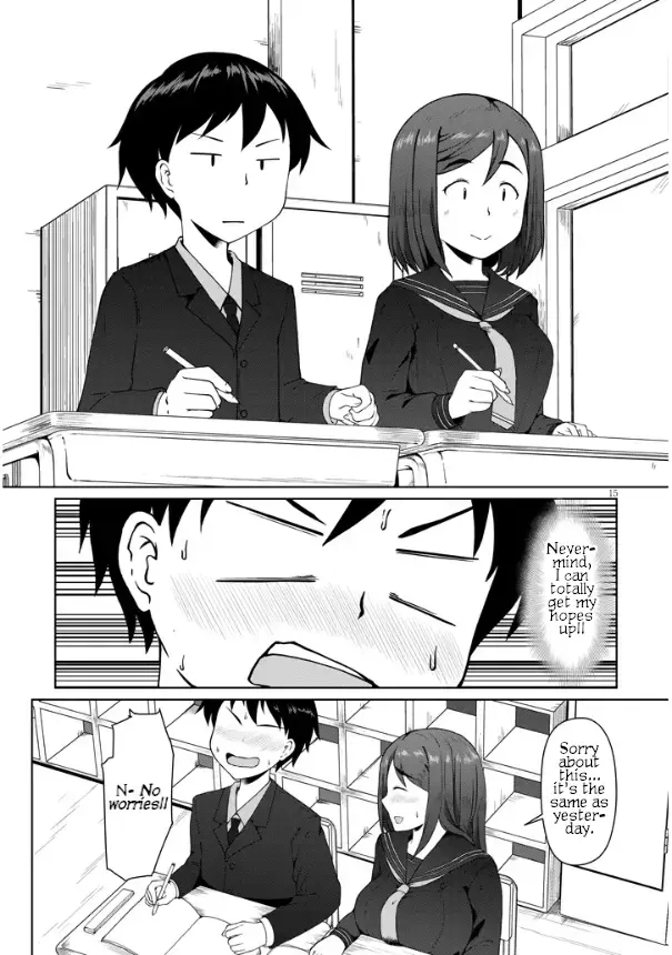 Jimiko na Mitsuba-san ga Boku wo Yuuwaku Suru Chapter 1 page 15 - 
