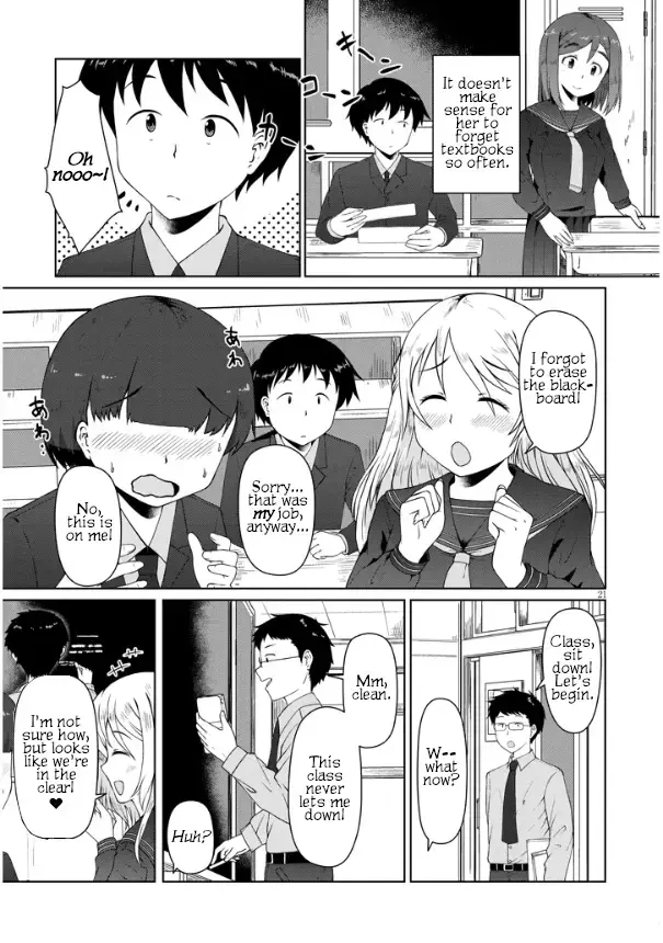 Jimiko na Mitsuba-san ga Boku wo Yuuwaku Suru Chapter 1 page 21 - 