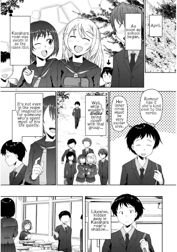 Jimiko na Mitsuba-san ga Boku wo Yuuwaku Suru Chapter 1 page 4 - 