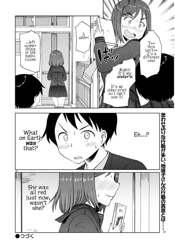 Jimiko na Mitsuba-san ga Boku wo Yuuwaku Suru Chapter 1 page 36 - 