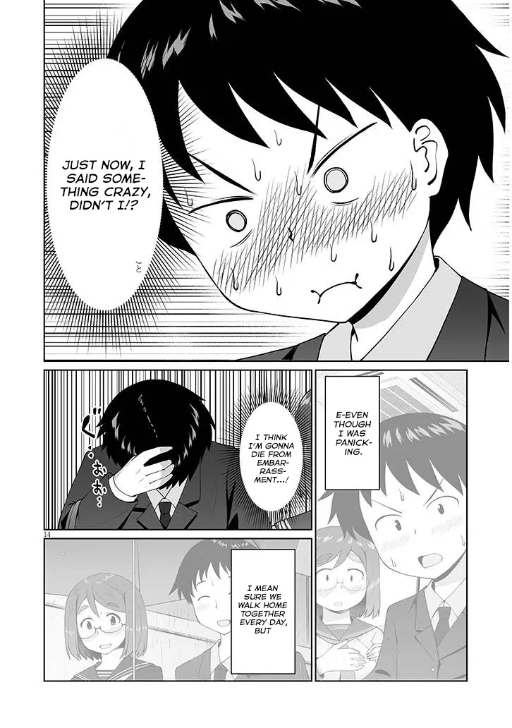 Jimiko na Mitsuba-san ga Boku wo Yuuwaku Suru Chapter 14 page 15 - 