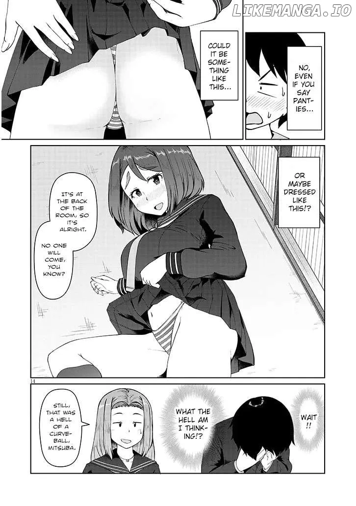 Jimiko na Mitsuba-san ga Boku wo Yuuwaku Suru Chapter 3 page 14 - 