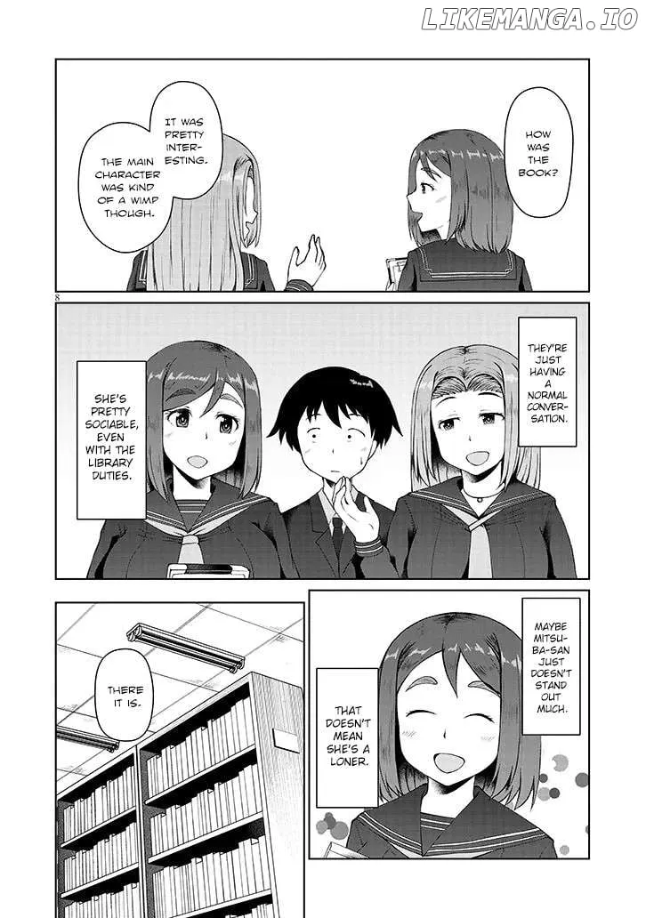 Jimiko na Mitsuba-san ga Boku wo Yuuwaku Suru Chapter 3 page 8 - 