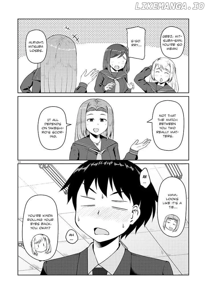 Jimiko na Mitsuba-san ga Boku wo Yuuwaku Suru Chapter 4 page 14 - 