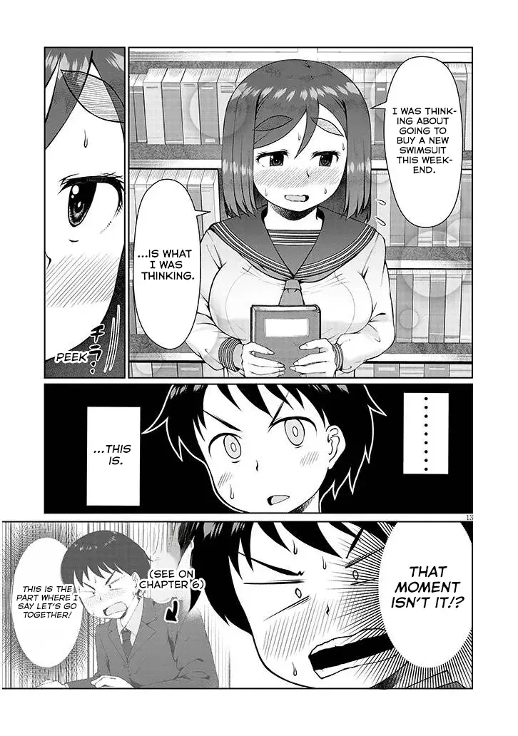 Jimiko na Mitsuba-san ga Boku wo Yuuwaku Suru Chapter 9 page 14 - 