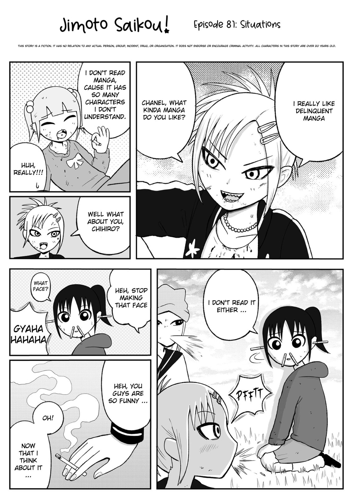 Jimoto Saikou! Chapter 80 page 1 - 