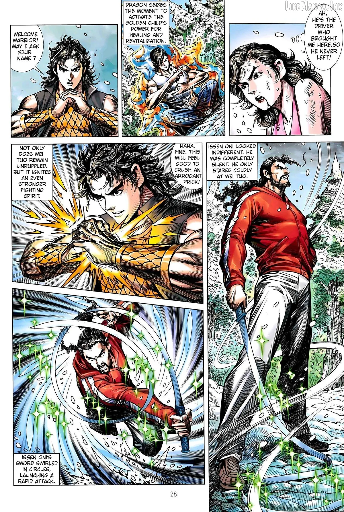 Jīn Zhù Lóng Hǔ Mén Chapter 34 page 28 - 