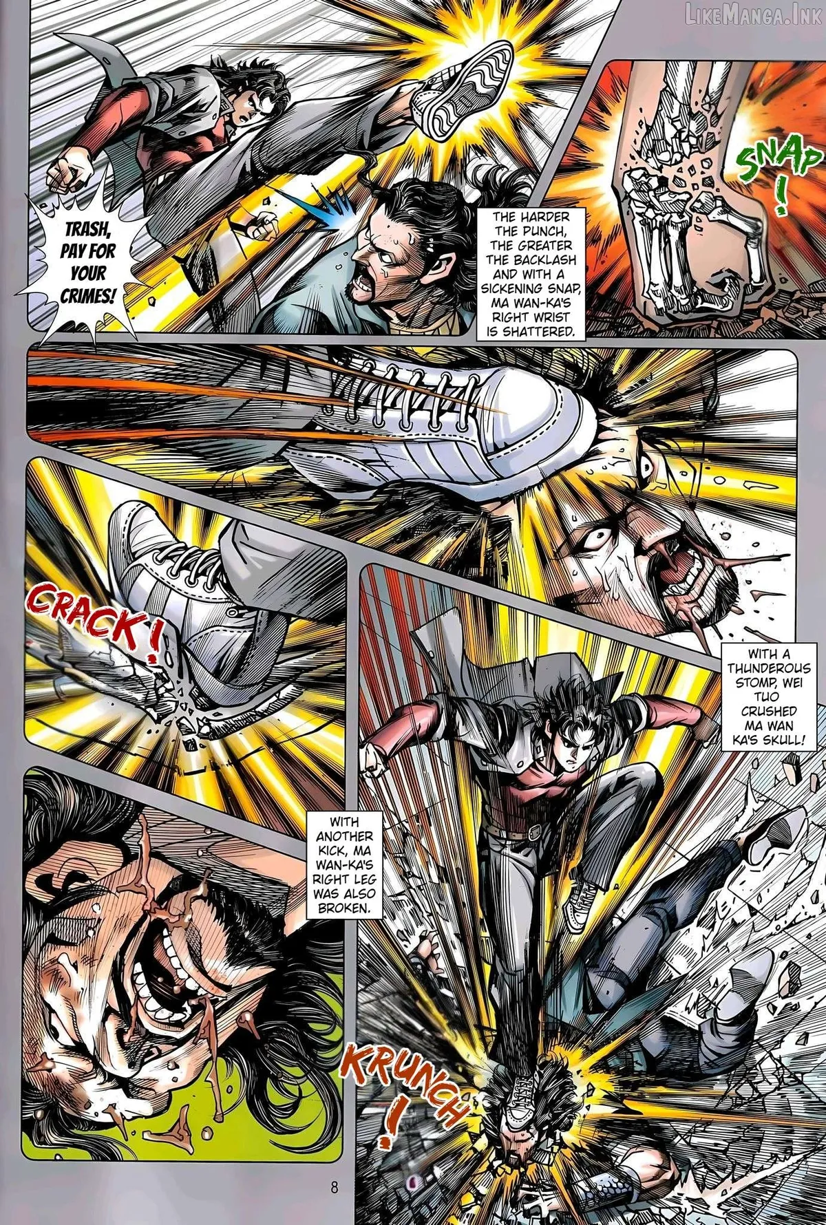 Jīn Zhù Lóng Hǔ Mén Chapter 35 page 8 - 