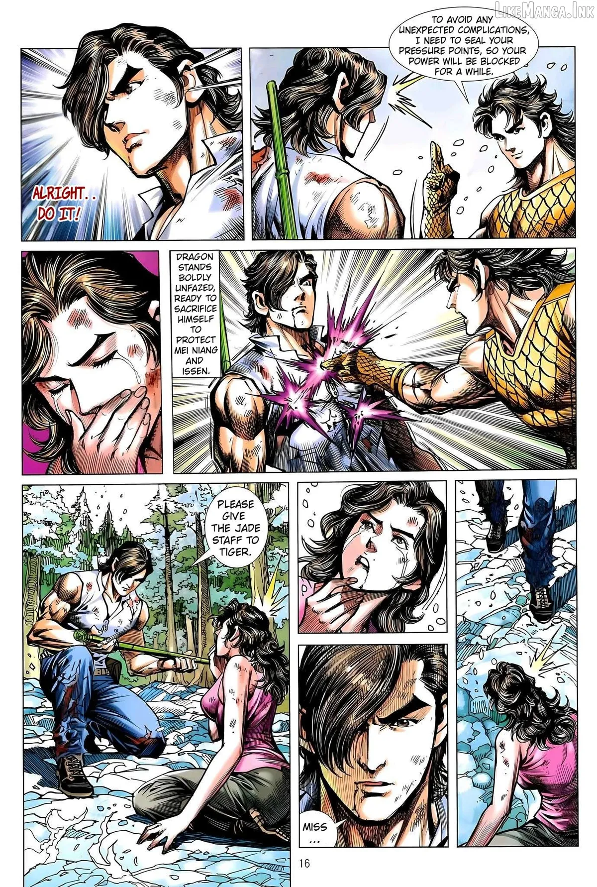 Jīn Zhù Lóng Hǔ Mén Chapter 36 page 16 - 