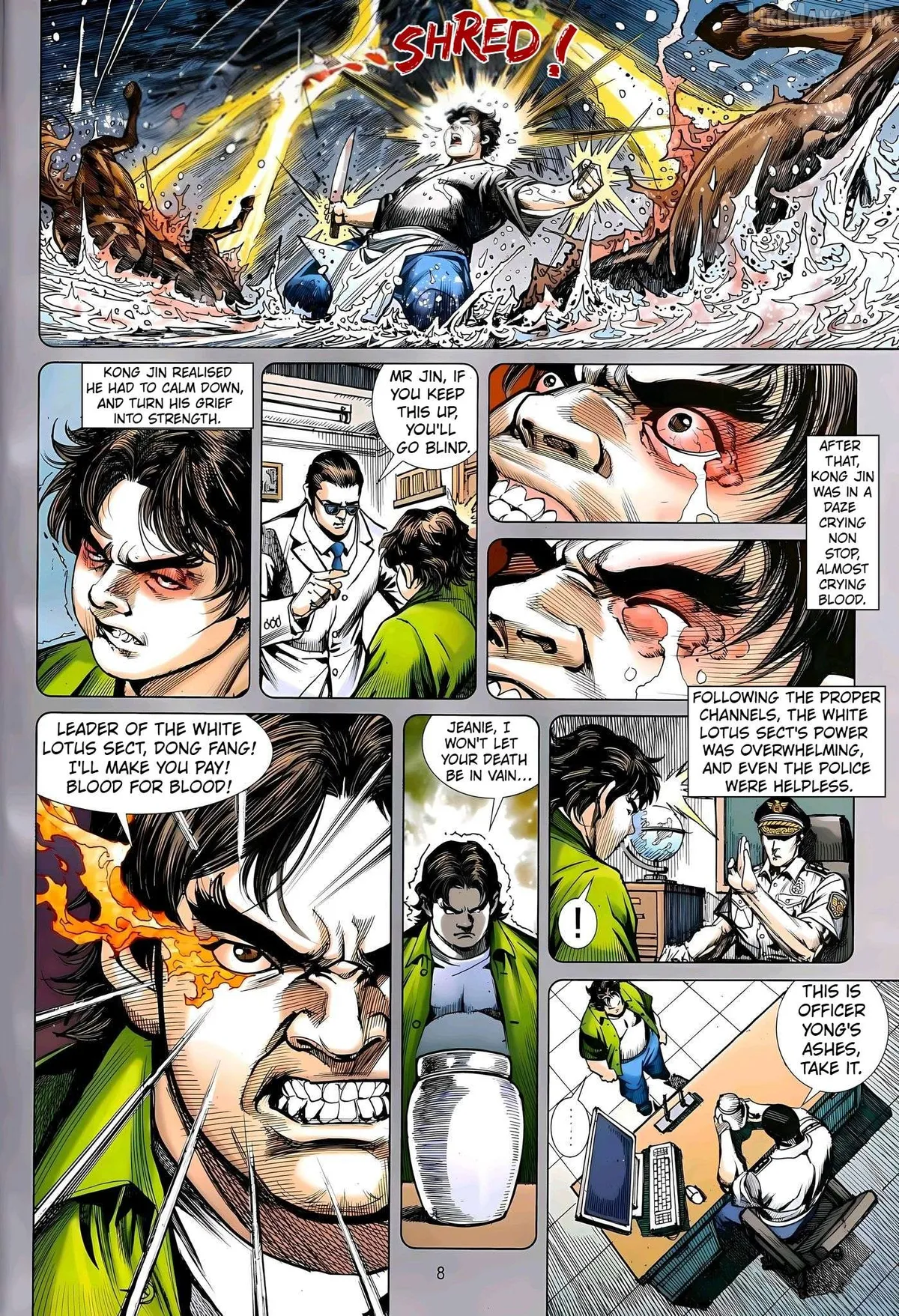 Jīn Zhù Lóng Hǔ Mén Chapter 37 page 8 - 