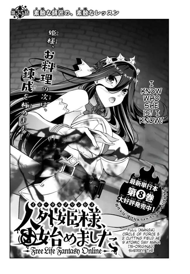 Jingai Hime Sama, Hajimemashita - Free Life Fantasy Online Chapter 35 page 4 - 